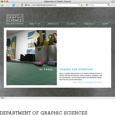 Dept. of Graphic Sciences